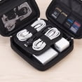 thumbnail image 3 of THOPBPRK Electronic Organizer Bag Cable Organizer Travel Cord Organizer Case Pouch Portable Carrying Case for Charger Hard Drive Earphone USB SD Card, 1Pc Blue, 3 of 5