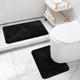 thumbnail image 6 of Byujiro Bathroom Mats 2 Piece Leaf Floor Mat Bathroom Water-absorbent Non-slip Floor Mat Toilet Room Living Room Bedroom Kitchen Door Mat Two Sets of Floor Mats, 6 of 8