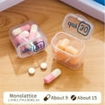 thumbnail image 2 of 31 day monthly medicine organization， Am/Pm 31 pill box for storage of vitamins, medicines, and medication，fish oil，Portable Travel Pill Storage Box, 2 of 5