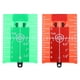 thumbnail image 1 of EeaseMX 2 placas de objetivo infrarrojas sin rebabas para nivel láser verde y rojo., 1 of 8