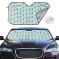 thumbnail image 2 of Haiem Sea Turtle Car Windshield Sun Shade - Blocks UV Rays Sun Visor Protector, Sunshade to Keep Your Vehicle Cool, Universal Fit SUV Van Sedan-Medium, 2 of 7