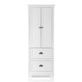 Ktaxon 2 Door Wardrobe Bedroom Armoire with 2 Drawers, Closet Storage