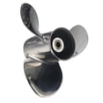 thumbnail image 1 of Hélice en Acier Inoxydable, Moulage de Précision Haute Résistance, Convient pour 9,9-20 Chevaux!, 1 of 6