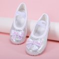 thumbnail image 5 of LvhaoGJOB Girls' Ballet Flats for Dance Class - Soft Flexible Sole, Elegant Design, 5 of 9