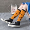 thumbnail image 4 of Bixox Trick Or Treat Patterned Men's and Women's Knee Socks High Socks Outdoor Sports Socks, 4 of 5