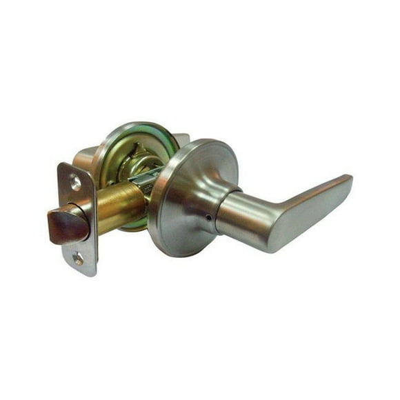 Faultless 5002041 Olympic Lever Satin Stainless Steel Metal Privacy Lever Knob with 3 Grade Right Handed