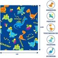 thumbnail image 3 of Dinosaur Blanket for Boys, Cute Kids Dinosaur Throw Blanket for Boys Girls, Fluffy Cozy Dinosaur Fleece Blanket with Vibrant Colors,Soft Plush Dino Blanket for Couch Bed Boy's Room Decor 50X60, 3 of 6