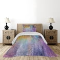 thumbnail image 3 of Ambesonne Floral Quilted Coverlet 2 Pcs, Ivy Blooming Flowers Herbs, Twin Size, Multicolor, 3 of 4
