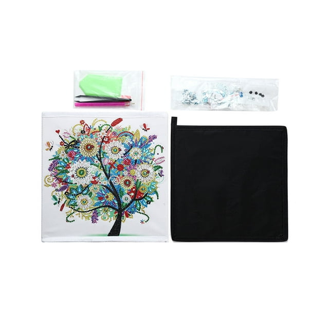 Toystoory Caja de almacenamiento plegable con pintura de diamantes, cubo plegable, cesta organizadora plegable DIY SNH003 Artesanía No.02 Toystoory HA7896-02B