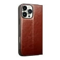 thumbnail image 3 of Havilah For iPhone 16 Pro Max Case Classic Leather Case iPhone 16 Pro Max Cover with Card Slot - Quality Material For apple 16 Pro Max cover- Brown, 3 of 5