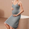 thumbnail image 4 of Nuoqisi Maternity Nursing Strap Long Dress - Postpartum Breastfeeding Casual Sleep Dress for Plus Size Pregnancy, 4 of 7