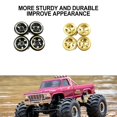 thumbnail image 4 of Llantas de Metal Ounissouiy RC a prueba de golpes para 1/24 FMS FCX24 Crawler RC Negro, 4 of 6