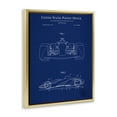 thumbnail image 4 of Stupell Industries Racing Car Blueprint Transportation Painting Gold Floater Framed Art Print Wall Art, 25 x 31, 4 of 10