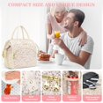 thumbnail image 4 of Bolsa aislante LOKASS para almuerzo con estampado floral, 10 L, a prueba de fugas, 4 of 7
