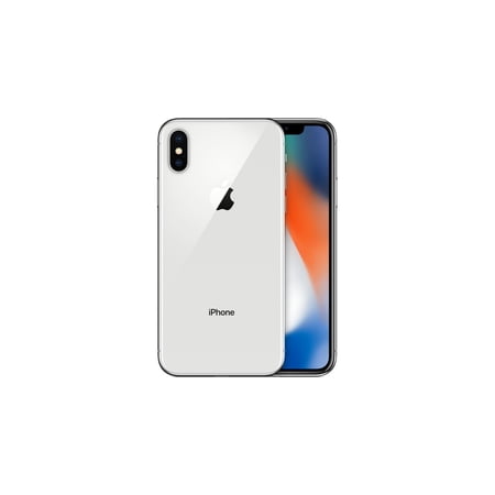 Refurbished Apple iPhone X 256GB, Silver - Locked AT&T - Walmart.com