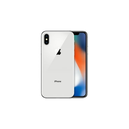 Refurbished Apple iPhone X 256GB, Silver - Locked (Best Cyber Monday Iphone Deals)