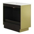 thumbnail image 5 of Modway Quantum 36" Bathroom Vanity in White Gold, 5 of 11