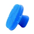thumbnail image 4 of Cepillo de limpieza facial Salvador herramienta de cuidado de fregado flexible silicona suave húmedo y seco azul, 4 of 9