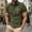 Army Green, variant on WIZUTIZ Men's Henley Shirt Short Sleeve Faith Cross Jesus Christian Shirt Solid Lapel Button Up Top Sports Workout T-Shirt