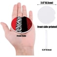 thumbnail image 2 of FMSHPON Red Leopard Zebra Stripes Art Set of 2 Car Coaster for Drinks, Absorbent Ceramic Stone Coasters Cup Mat with Cork Base for Home Kitchen Room Coffee Table Bar Decor, 2 of 5