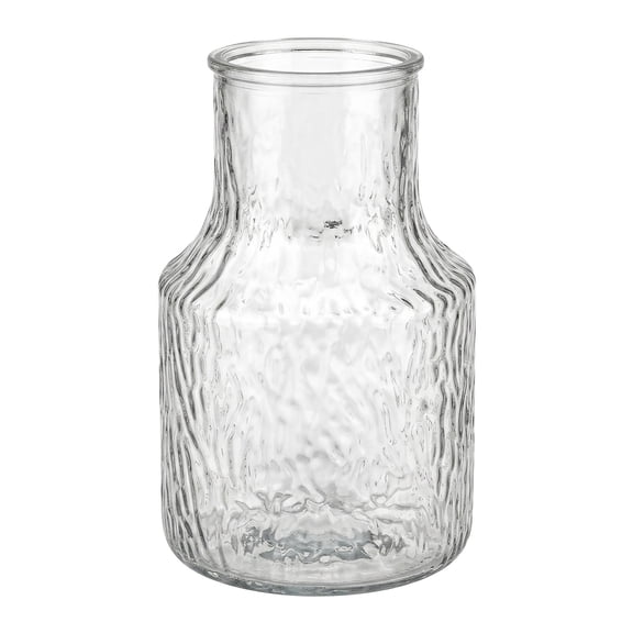 Unique Bargains Modern Geometric Wide Mouth Thickened Flower Vase Clear 3.5"x3.5"x8.3"