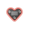 thumbnail image 2 of Rewenti 2PCS Car Solar Window Peach Heart Light Car Interior Decoration Light Heart Shaped Neon Light, 2 of 6