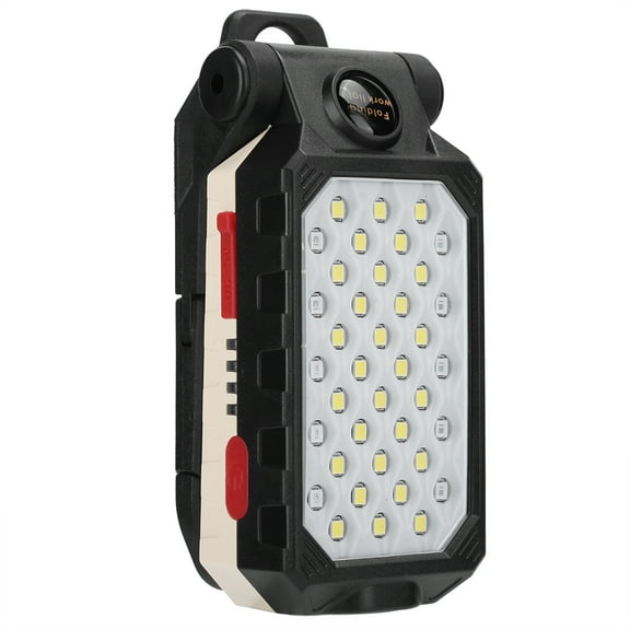 Adjustable LED Folding Work Lamp, Rechargeable Magnet Base, Multi,Mode Lighting For Indoor  Outdoor Use