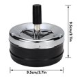 thumbnail image 5 of 3pcs Ashtray Ashtray Round Push Down Cigarette Ashtray With Tray Spinning Ashless Ashtray Modern Ashtray Rotating, 5 of 5