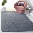 thumbnail image 4 of SAFAVIEH Soho Jenae Modern Shag Area Rug, 5' x 7', Dark Grey, 4 of 14
