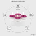 thumbnail image 3 of HOSLEY Hosley Home Fragrance Candle Collection 120 Count Black Cherry Scented Tealight Candles with 4 Hour Burn Time, 3 of 9