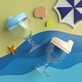thumbnail image 6 of Giunmcul Sippy Cup Wine Glass Spill Proof Plastic Stemware for Toddlers 8+ Months 8.91*2.36*1.18in, 6 of 7