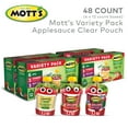 thumbnail image 2 of Mott's No Sugar Added Applesauce Variety Pack, 3.2 oz, 48 Count Clear Pouches (4 Packs of 12), 2 of 14