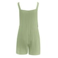 thumbnail image 5 of TrendOFT Combinaison Décontractée d'Été pour Femmes Bretelles Spaghetti Sans Manches Shorts Col Carré avec Poches Combinaisons une Pièce GN1 m, 5 of 5
