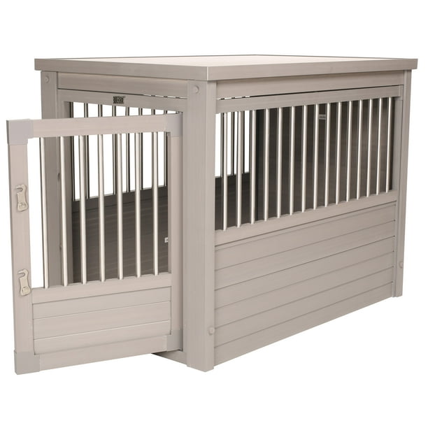 Ecoflex Dog Crate End Table Grey Large Walmart Com Walmart Com