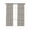 Black, variant on Beige Black Striped Blackout Curtains 45 Inches Long for Bedroom, Abstract Modern Art Irregular Stripe Thermal Insulated Room Darkening Black Out Window Curtain Panels Grommet Drapes for Living Room