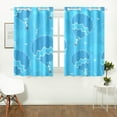 thumbnail image 3 of MKHERT Hot Air Balloons Window Curtain Kitchen Curtains Window Treatments 26x39 inch,Set of 2, 3 of 3