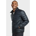thumbnail image 2 of 247 Frenzy Men's Essentials Et Tu Lightweight Packable Full Front Zip Puff Nylon Jacket with Side Zip Pockets - Navy, 2 of 4