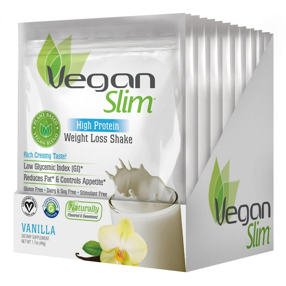 Naturade VeganSlim High Protein Weight Loss Shake, single serving
