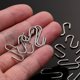 thumbnail image 5 of 150 Pieces Mini S Hooks Connectors Metal S Shape Hook Hangers, 5 of 5