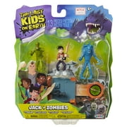 Last Kids On Earth Hero Pack Jack   Zombies Action Figure Set, 13 Pieces