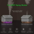 thumbnail image 4 of 300ml Small Snow House Humidifier for Bedroom Baby Office,Auto Shut Off,7 Colors Night Lights,Portable Mini Cool Mist Humidifier,Whisper Quiet Operation, 4 of 7