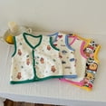 thumbnail image 3 of lnmuld Cute Sweaters Baby Girl Boy Vest Fall Winter Clothes Thick Warm Small Vest Sleeveless V Neck Outerwear Kids Size:12-18 Months, 3 of 4