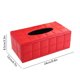 thumbnail image 3 of Funda rectangular de piel sintética para caja de pañuelos | Porta pañuelos con base magnética | Dispensador de servilletas impermeable para baño, hogar, oficina, coche, decoración | Negro, marrón,, 3 of 6