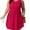 Wine Red, variant on Cueply Plus Size Summer Dresses for Curvy Women Casual Sleeveless Crew Neck Loose Womens Midi Dresses