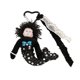 thumbnail image 2 of Llavero de muñeca de sirena con lentejuelas, colgante para bolso, billetera, llaves de coche, regalo de Año Nuevo Negro, 2 of 7