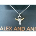 thumbnail image 2 of Alex and Ani Womens Spirited Skull Expandable Necklace, 2 of 4