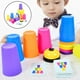 thumbnail image 3 of Juguete de apilamiento para bebés Interacción de juguetes educativos para bebés para para adolescentes y adultos - es múltiples Sunnimix Juguetes de tazas apilables para niños, 3 of 8
