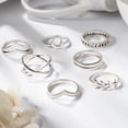 thumbnail image 4 of MasteelfCA 7Pcs Simple Fashion Finger Ring Creative Vintage Ring Versatile Finger Decor, 4 of 8