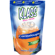 Klass Aguas Frescas Melon, with Vitamin C, Multiserve, Powdered Drink Mix, 14.1oz
