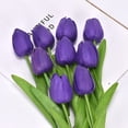 thumbnail image 1 of 2Pcs Artificial Tulip Bouquet Wedding Home Decoration Real Touch Fake Flowers, 1 of 9